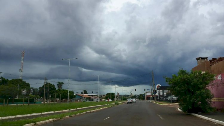 Previsão aponta tempo instável e pancadas de chuvas em MS nesta segunda-feira